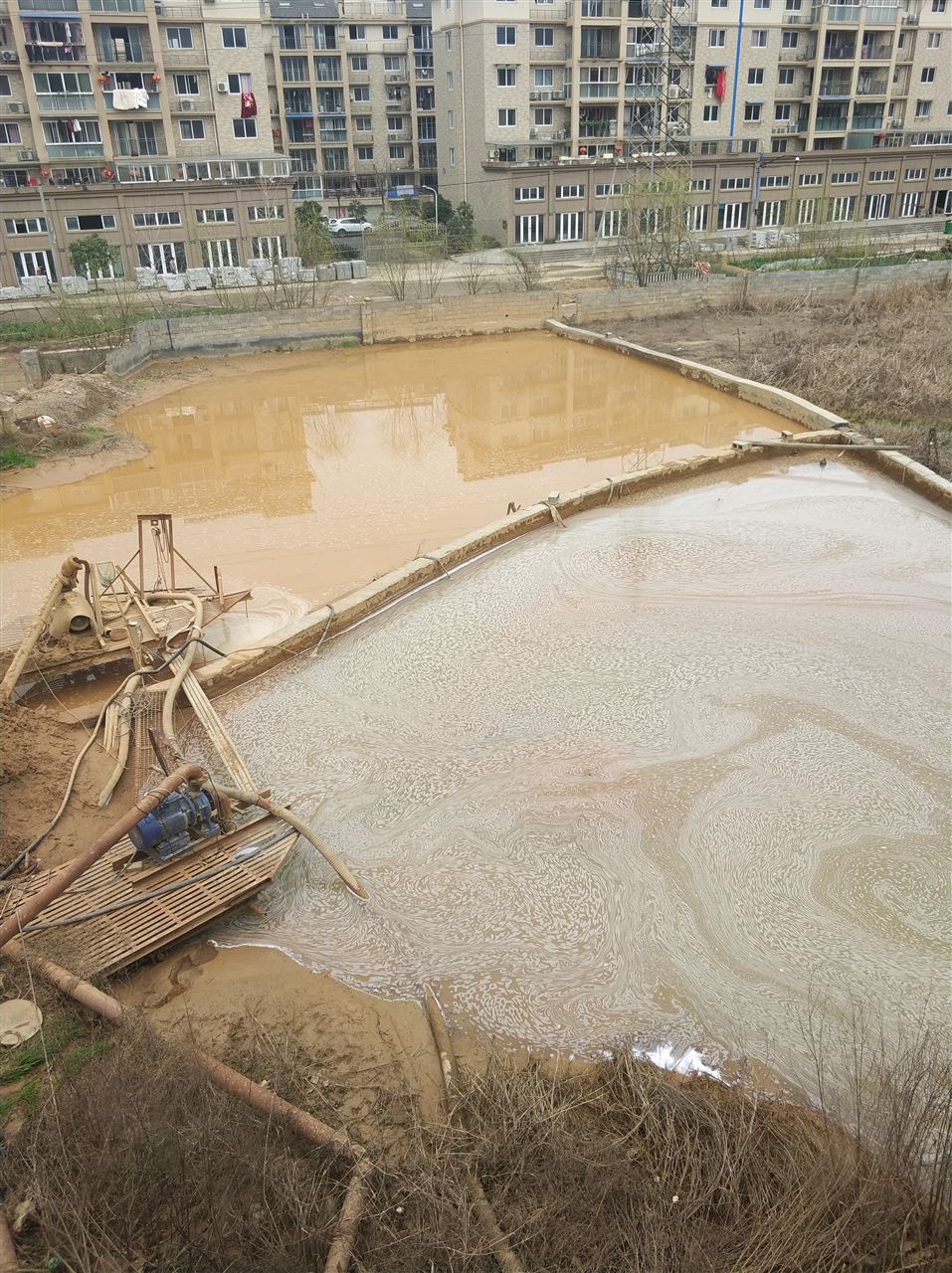 峪泉镇沉淀池淤泥清理-厂区废水池淤泥清淤